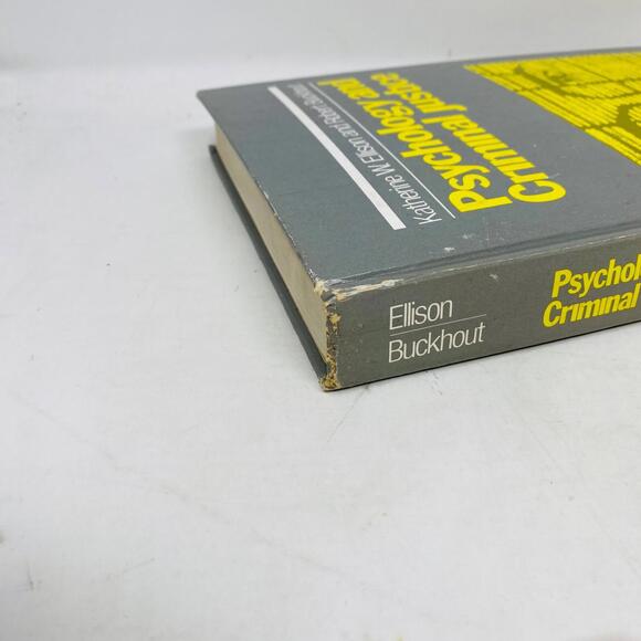 Psychology and Criminal Justice Hardcover 1981 Katherine Elliso Robert Buckhout - Picture 4 of 11